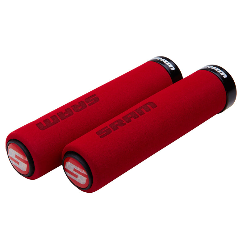SRAM Foam locking grips 129 mm Red