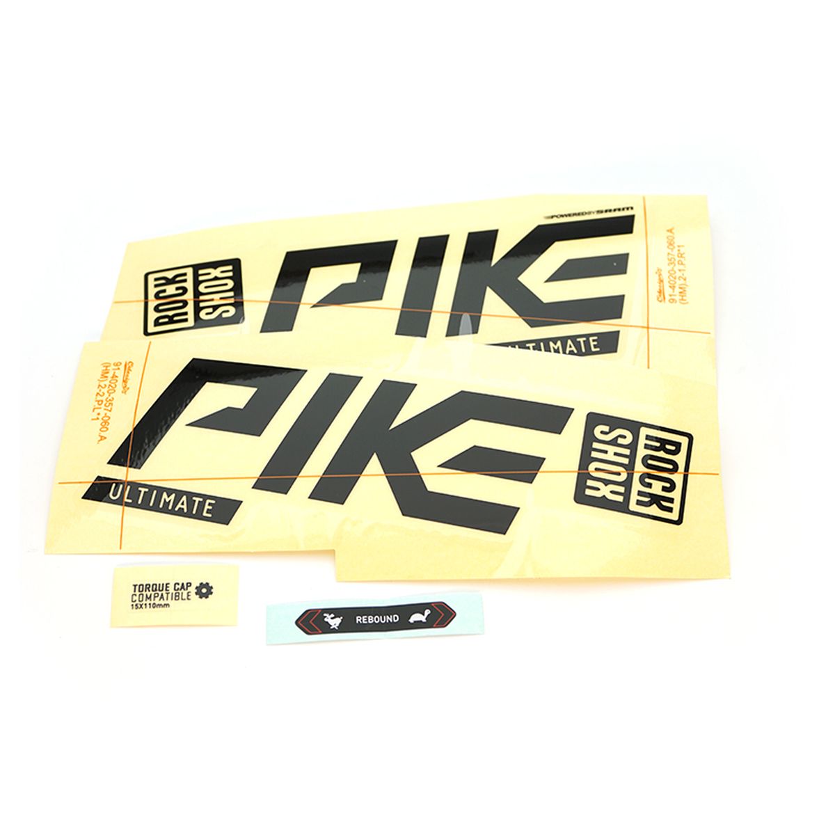 ROCKSHOX Spare part Decals For PIKE