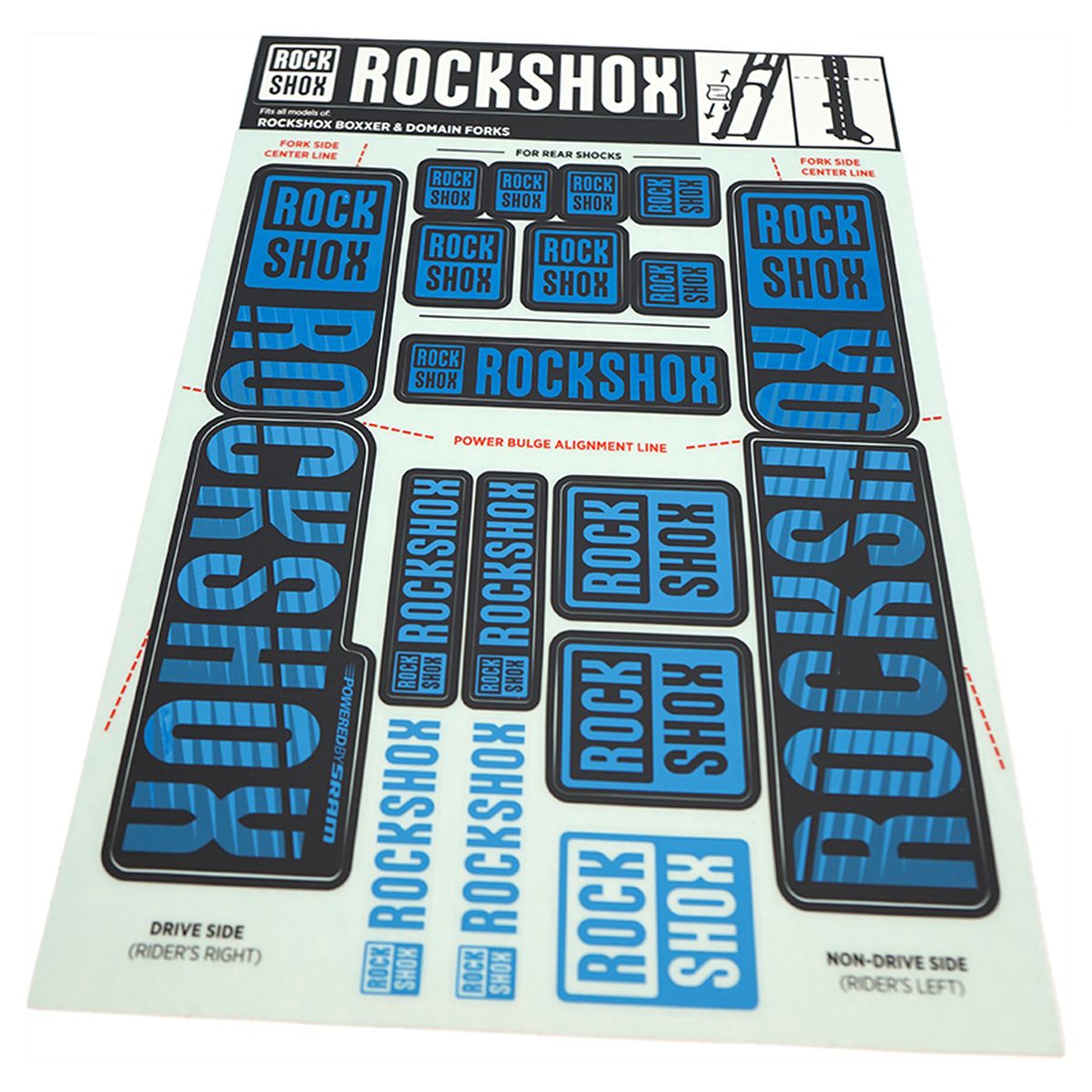 ROCKSHOX Spare part Decals For BoXXer /