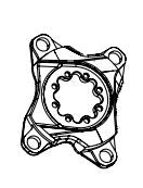 SRAM Spider for Force 1 Wide Ø94 mm
