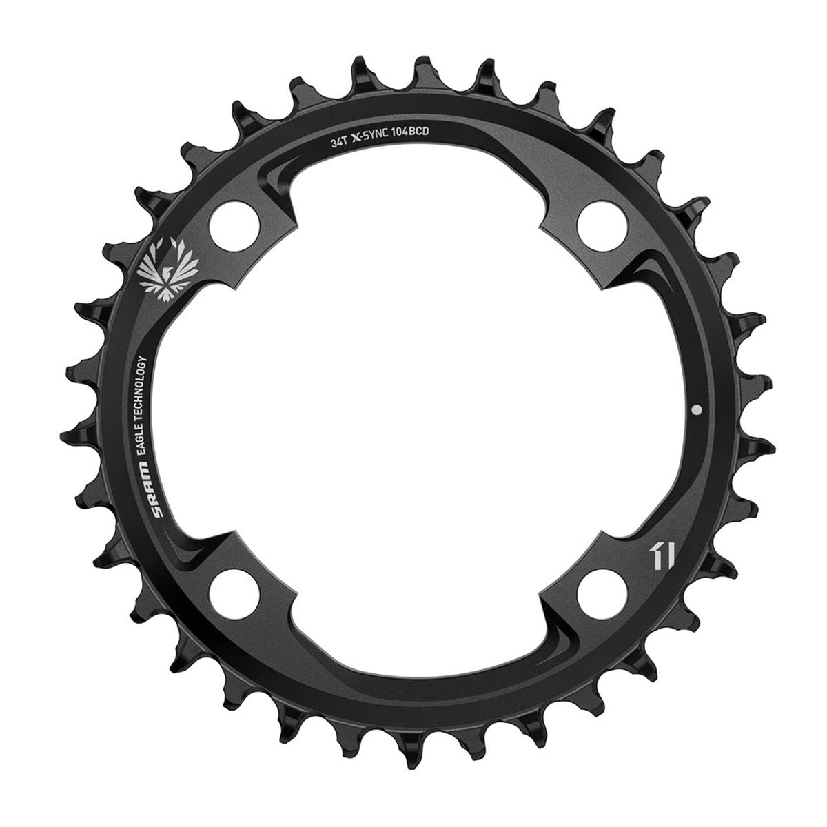 SRAM Chainring 104 mm Singlespeed 34T 4