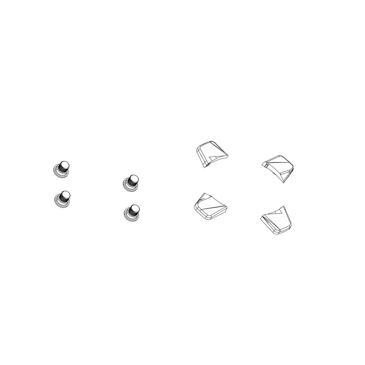 SRAM Chainring bolt kit Bolt Kit 4X2