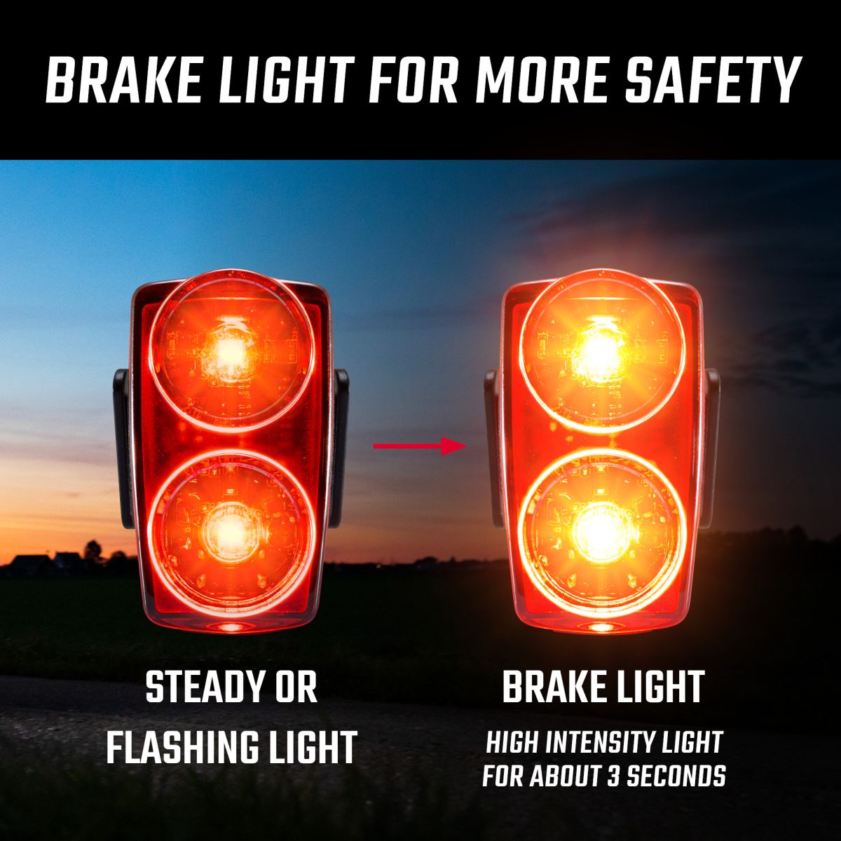 SIGMA Rear light Buster RL 150 brake