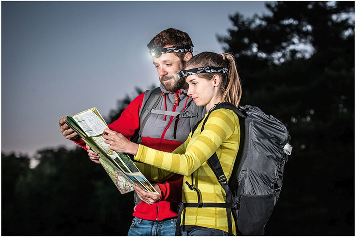 SIGMA Front light Headled II Black/white