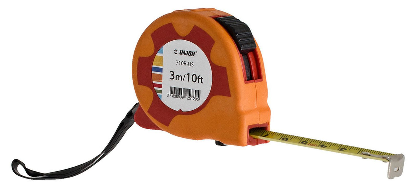 UNIOR Measuring tape Size: 3m. plastic