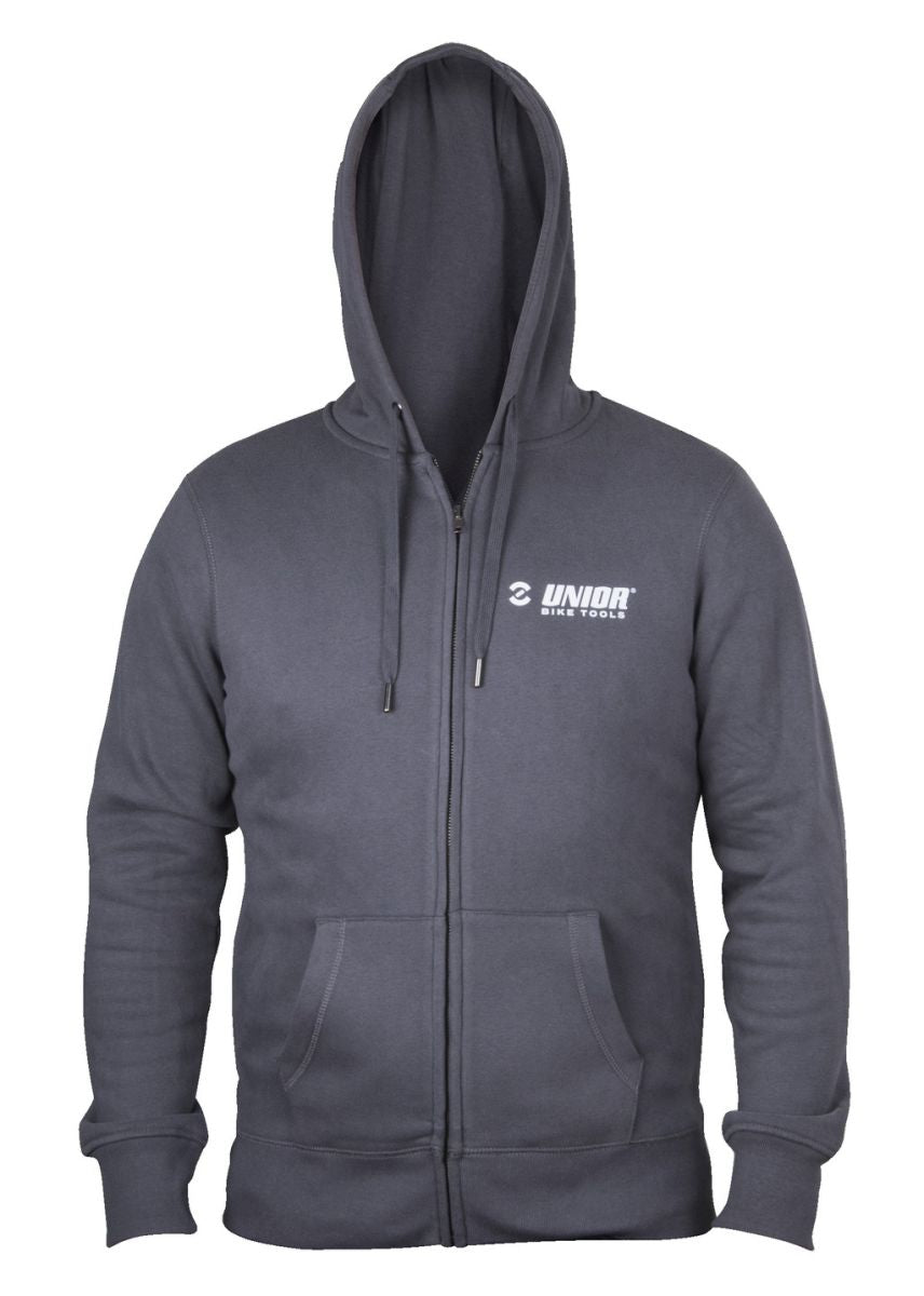 UNIOR Sweatshirt Zip Hoody Dark Grey