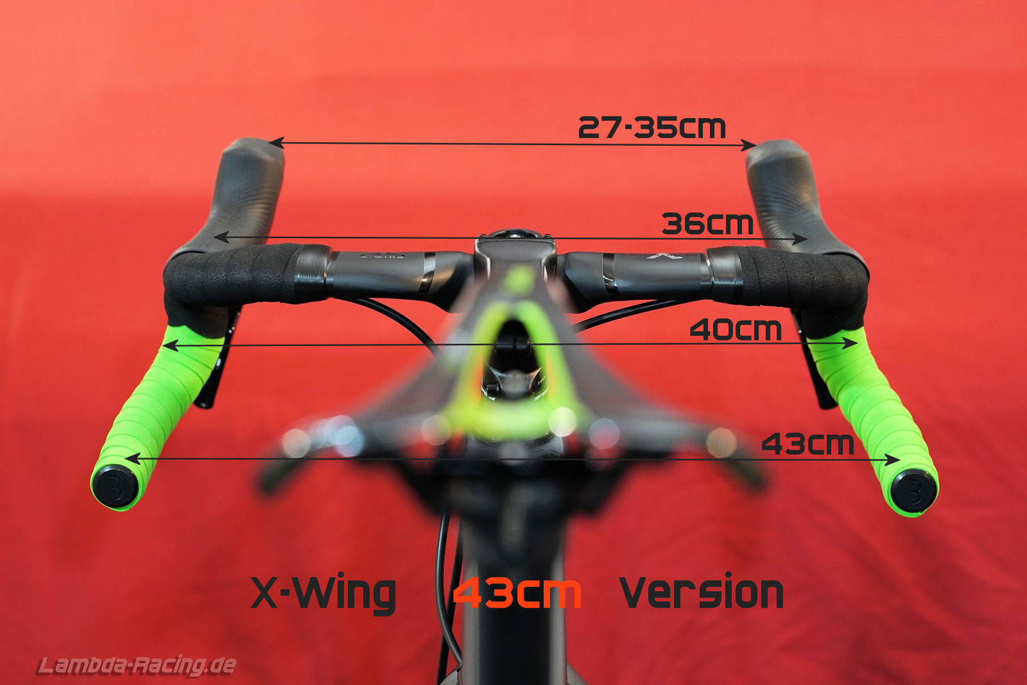 Lambda Tuning Cross-wing Aero Carbon Handlebar
