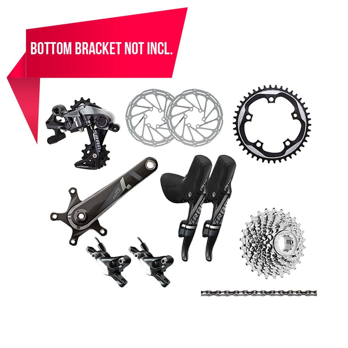 SRAM Groupset, cross Force Force CX1