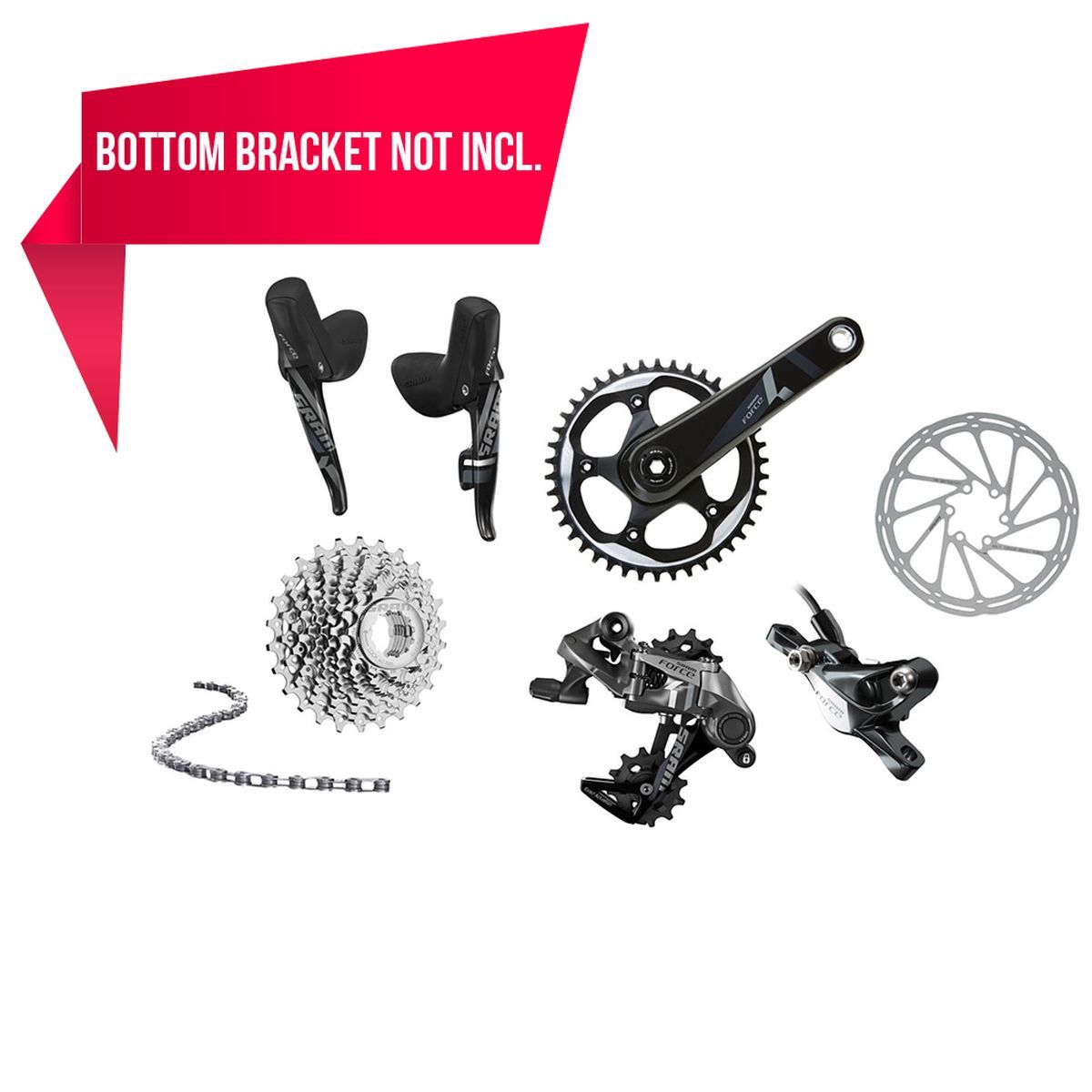 SRAM Groupset, race Force Force 1x11