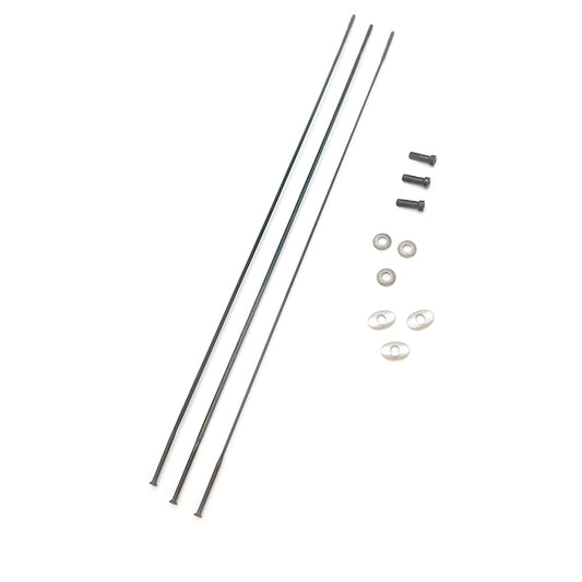 ZIPP Spokes CX - Ray Black Incl. nipples