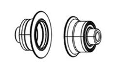 ZIPP Spare part End cap 12x142 mm,