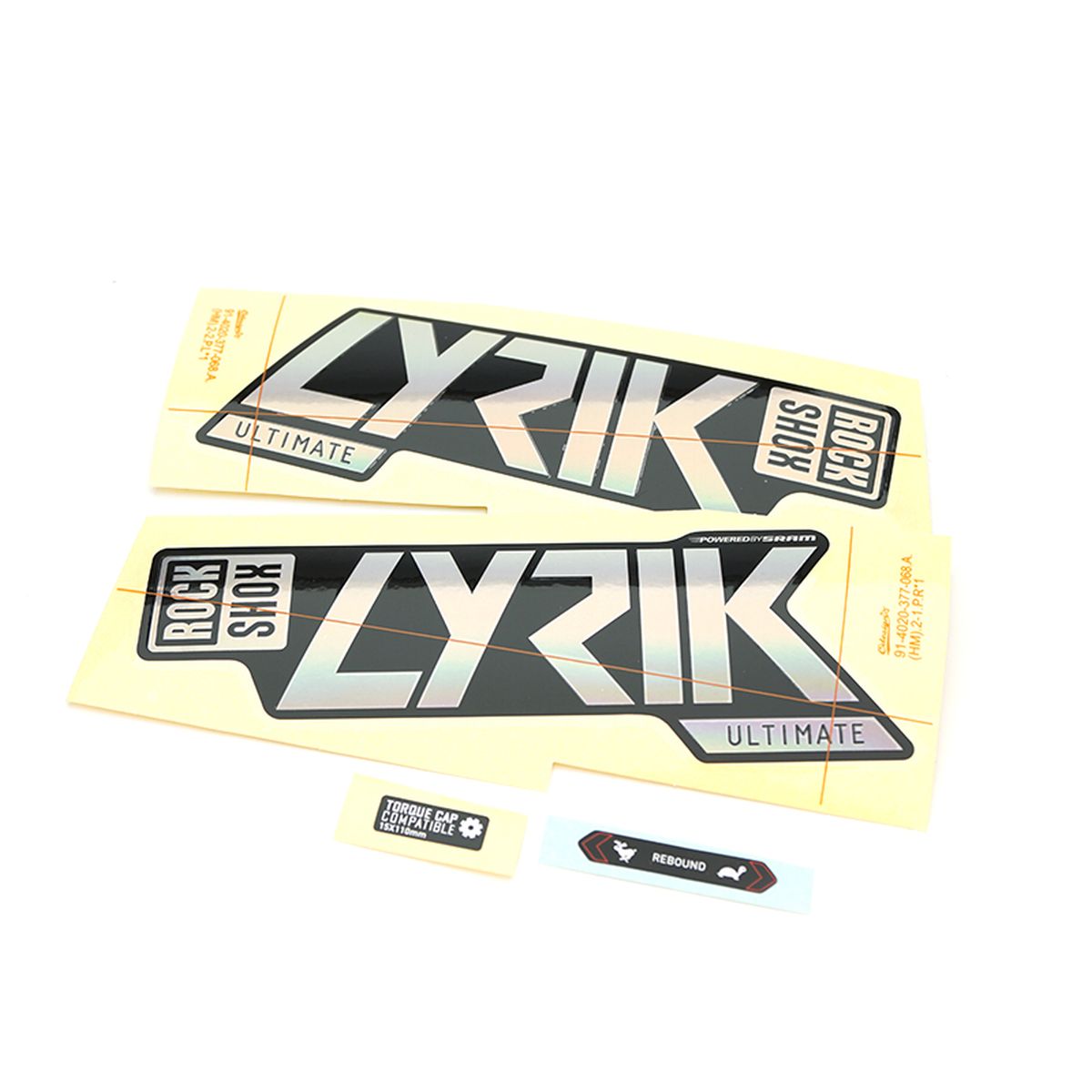ROCKSHOX Spare part Decals For LYRIK