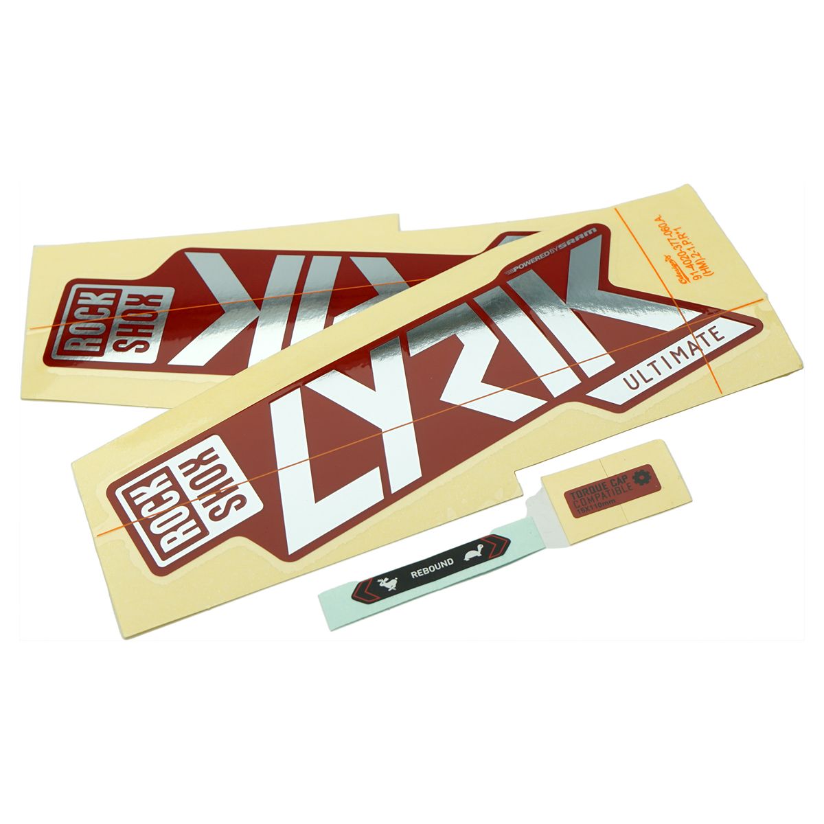 ROCKSHOX Spare part Decals For LYRIK