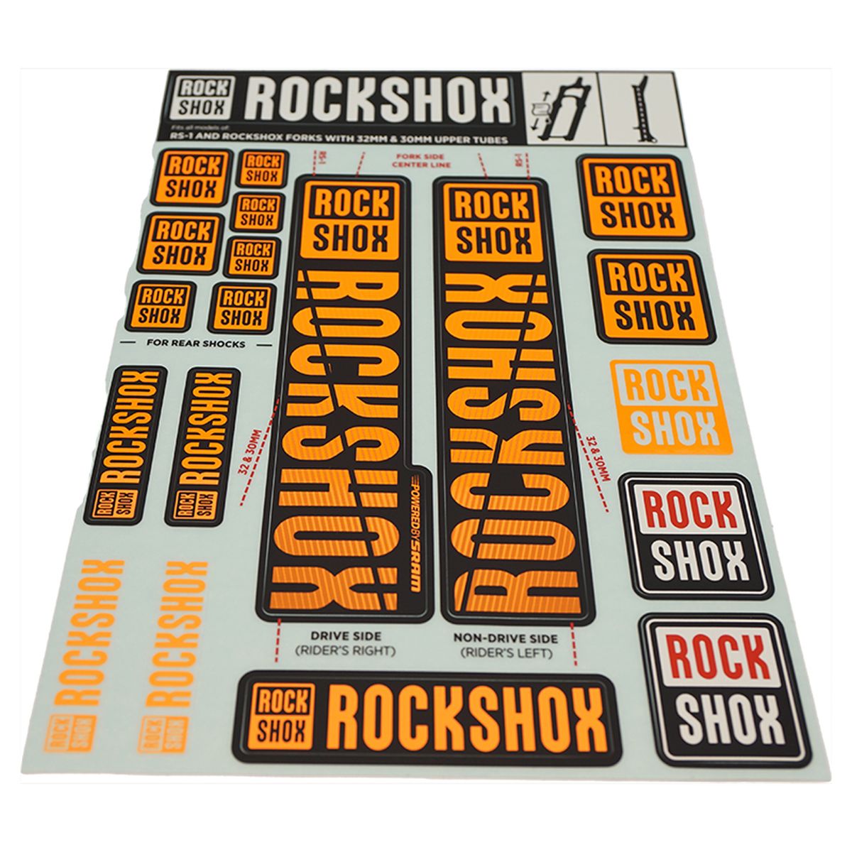 ROCKSHOX Spare part Decals For SID /