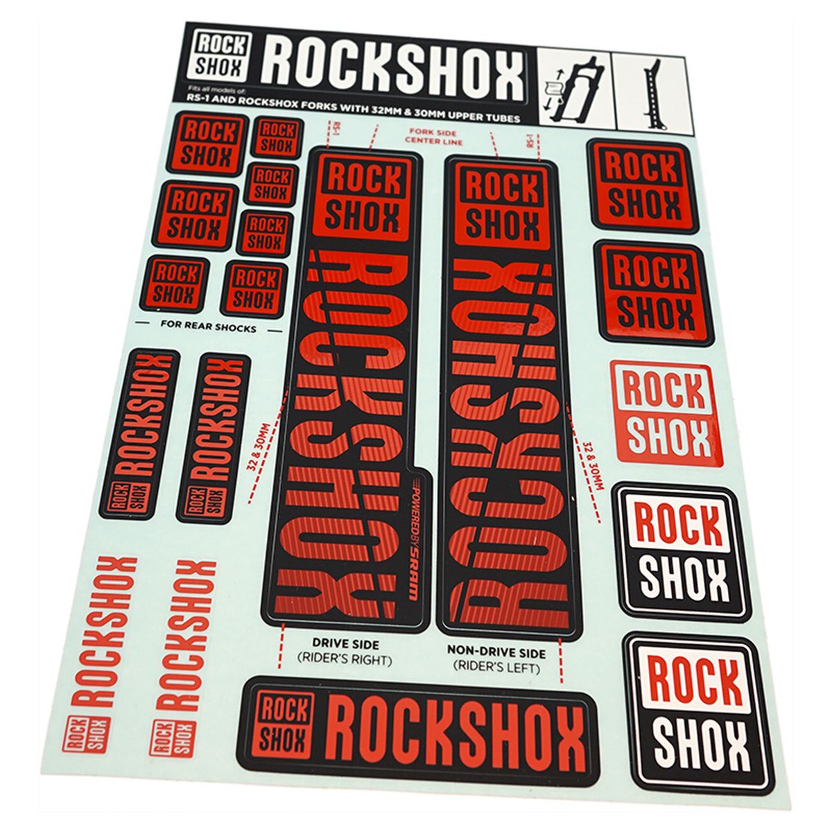 ROCKSHOX Spare part Decals For SID /
