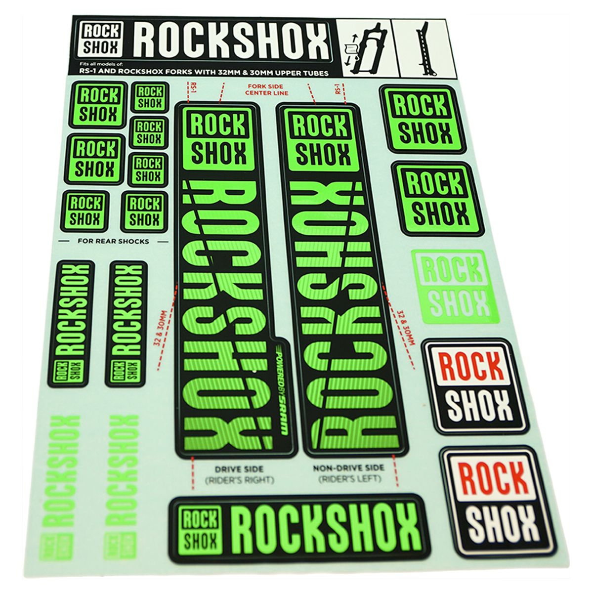 ROCKSHOX Spare part Decals For SID /