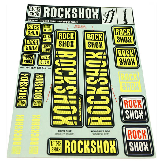 ROCKSHOX Spare part Decals For PIKE/