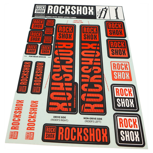 ROCKSHOX Spare part Decals For PIKE/