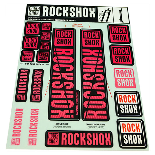 ROCKSHOX Spare part Decals For PIKE/