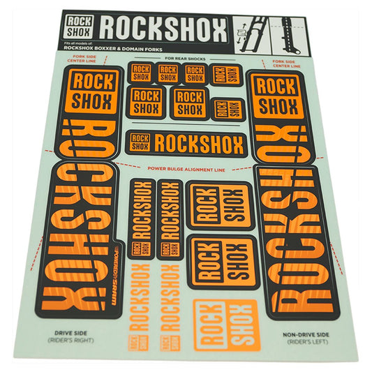 ROCKSHOX Spare part Decals For BoXXer /