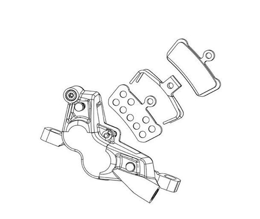 SRAM Spare part Caliper Assembly For G2