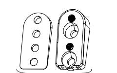 ZIPP Spare part Armrest For Vuka