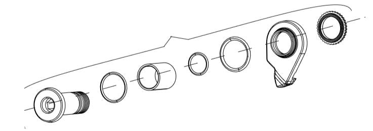 SRAM Spare part Bolt Kit For XX1 Eagle