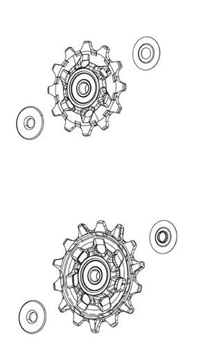 SRAM Pulley kit Force eTap AXS Steel