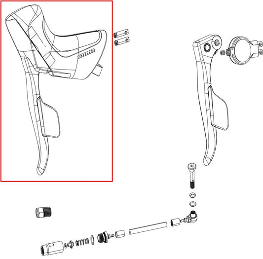 SRAM Spare part Rival AXS E1 Right, ED
