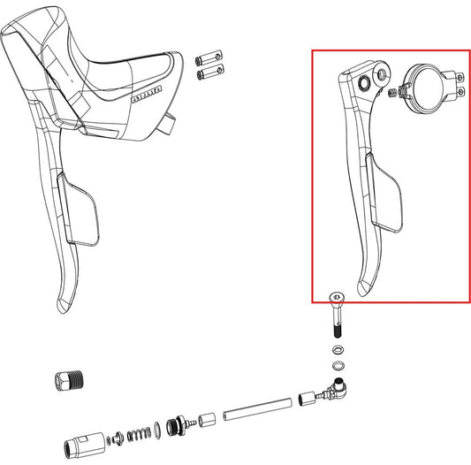 SRAM Spare part Force AXS E1 Left, ED
