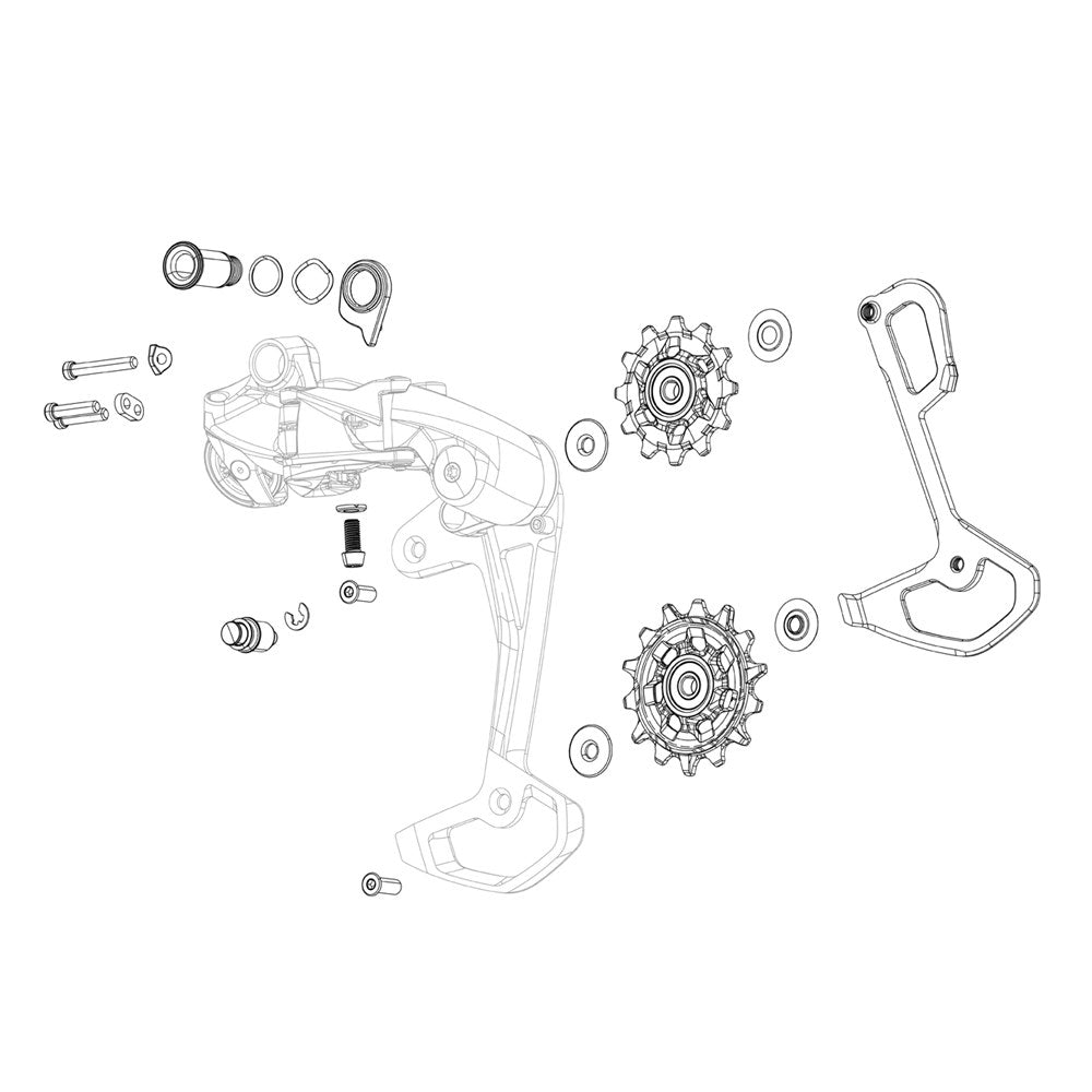 SRAM Spare part Cage Kit REAR