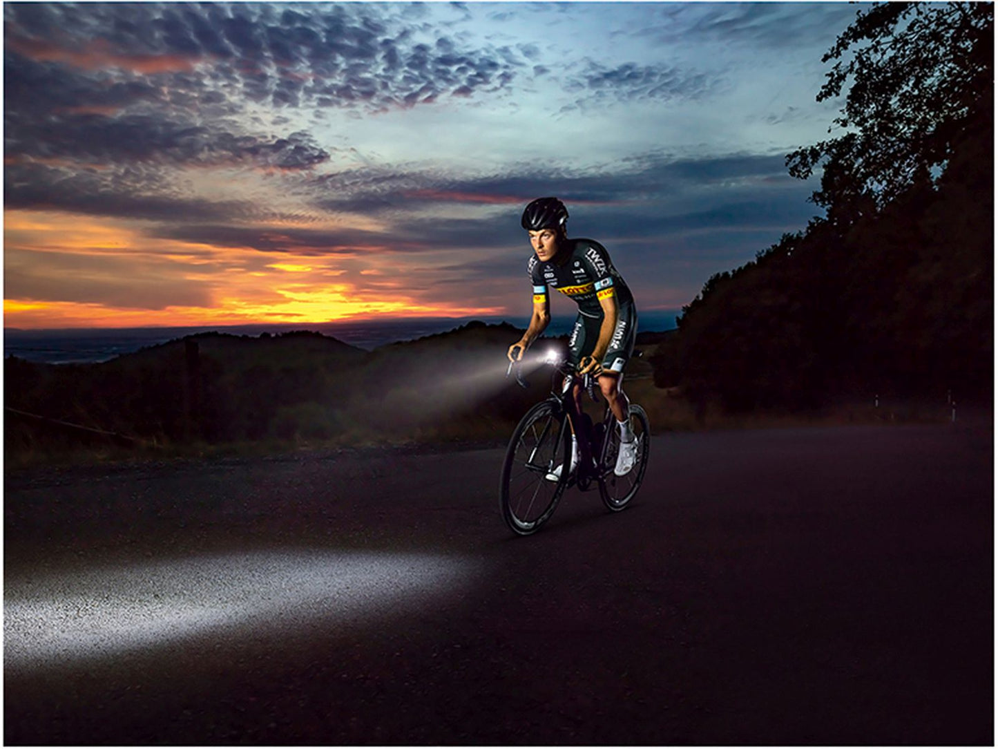 SIGMA Front light Aura 60 USB Black