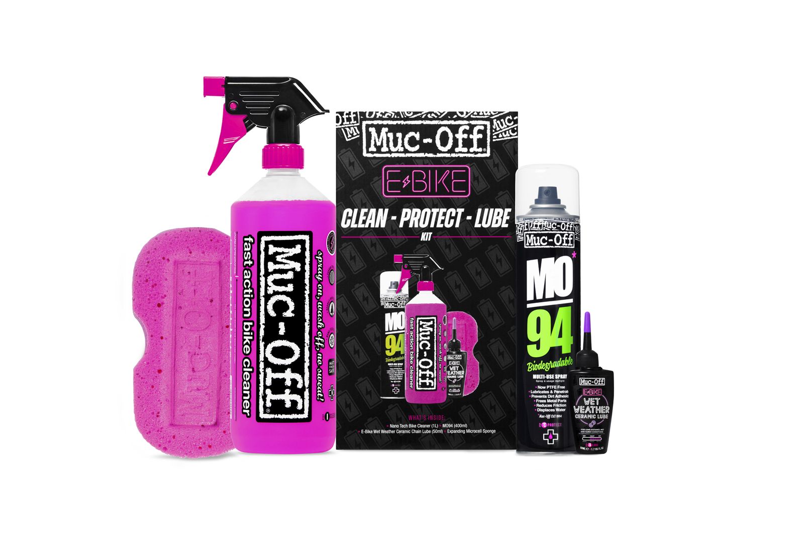 MUC-OFF Clean, Protect, Lube kit