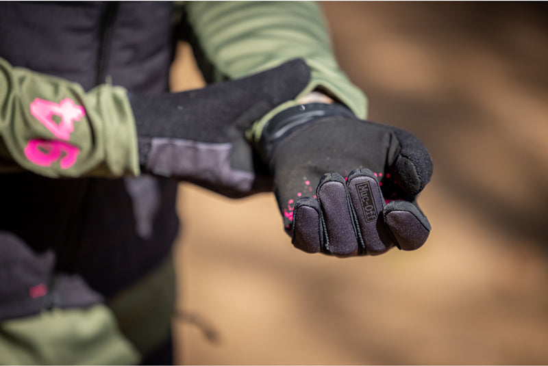 MUC-OFF Gloves MTB Ride Glove Grey Size