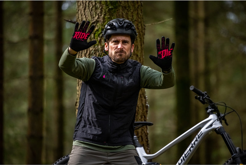 MUC-OFF Gloves MTB Ride Glove Grey Size