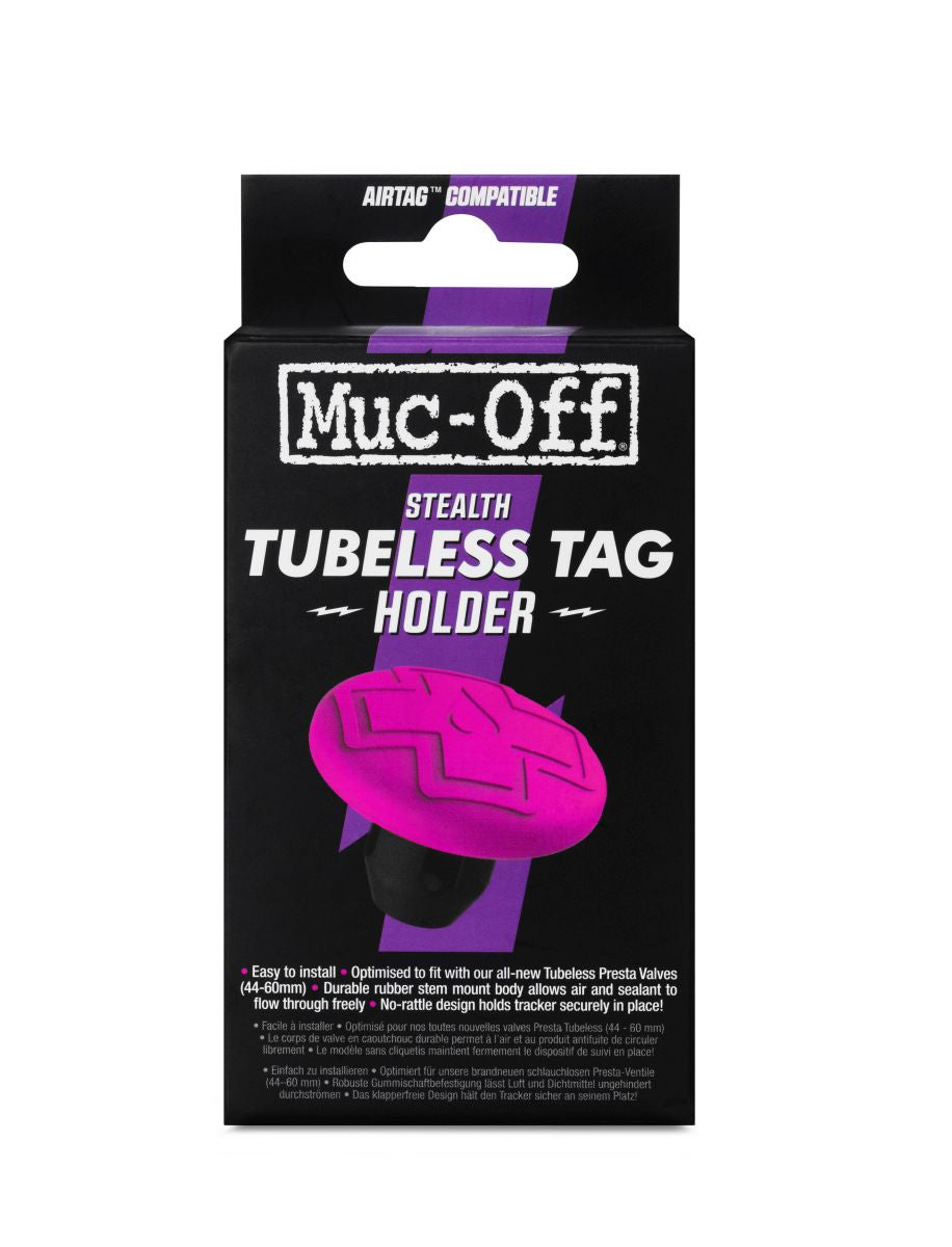 MUC-OFF Tubeless Tag Holder Black/pink