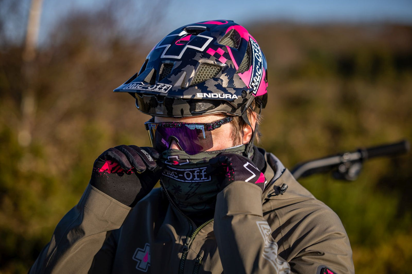 MUC-OFF Snood Winter Neck Gaiter Green