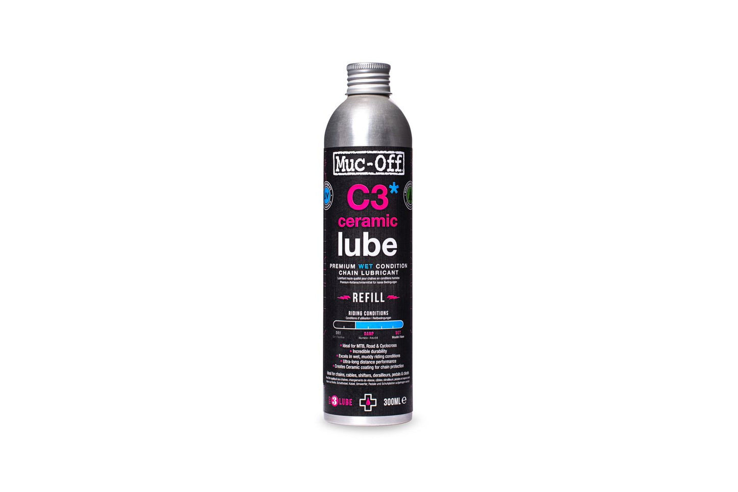 MUC-OFF Wet Lube - C3 Ceramic 300 ml