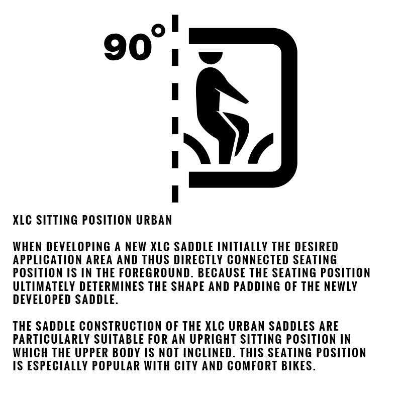 XLC Saddle SA-T20 Retro Unisex