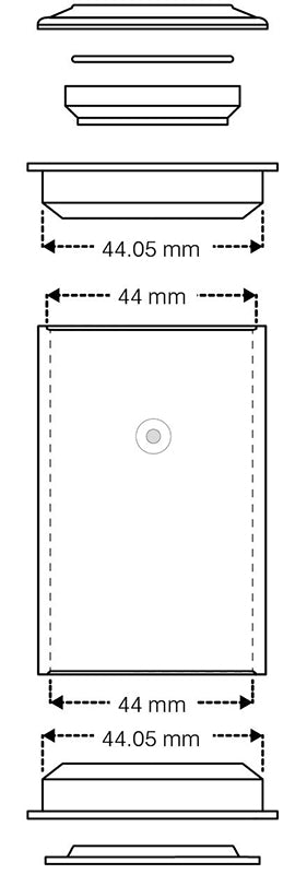 STRONGLIGHT Headset Raz Steel 1 1/8"