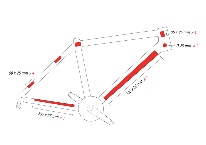 ZÉFAL Spare part Skin Armor - M High