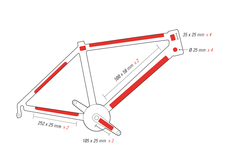 ZÉFAL Spare part Skin Armor - L High