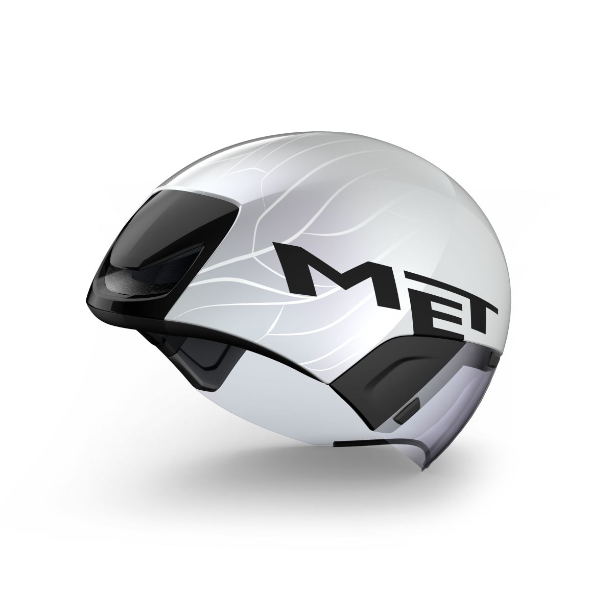 MET Helmet Codatronca White Silver/Matt