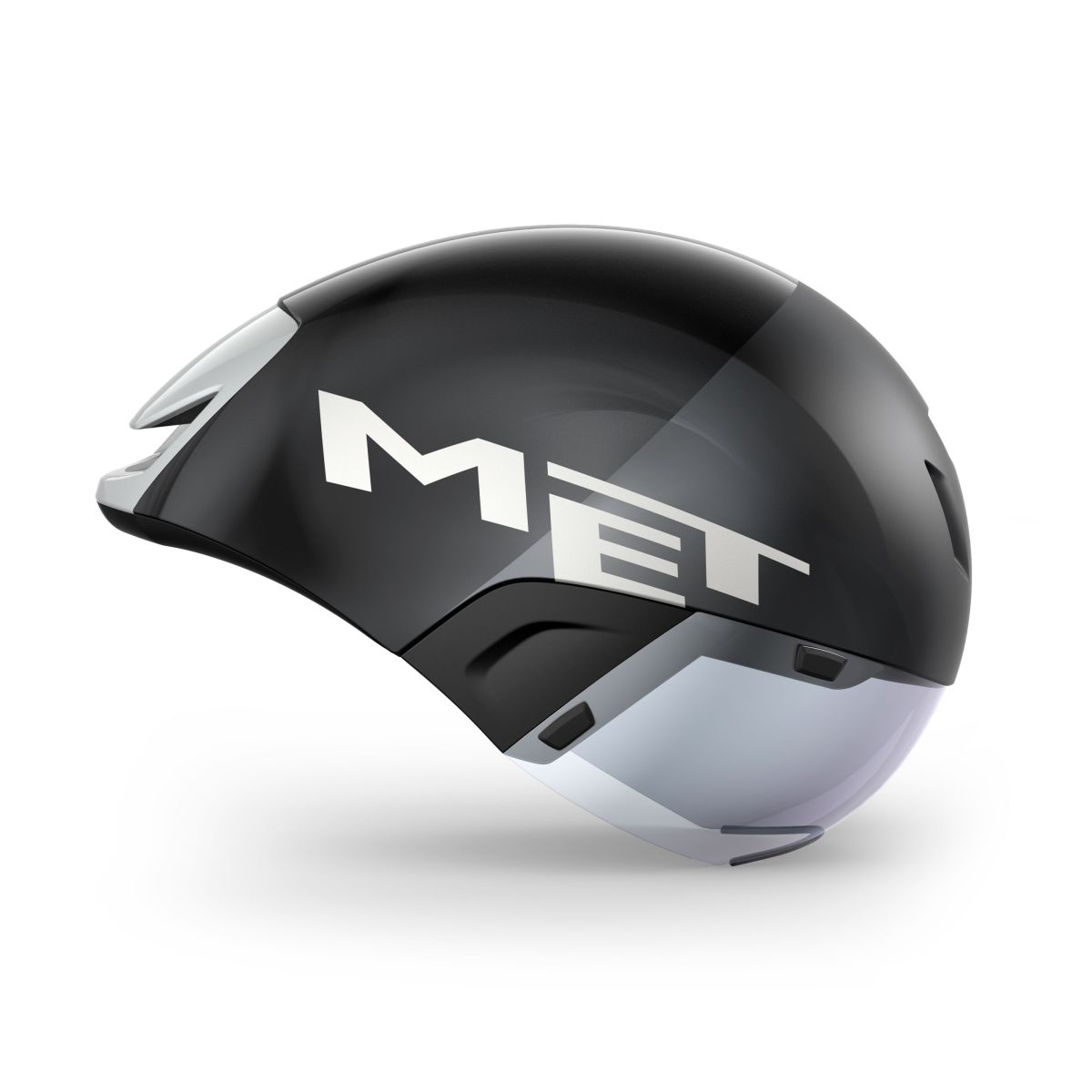 MET Helmet Codatronca Black Silver/Matt