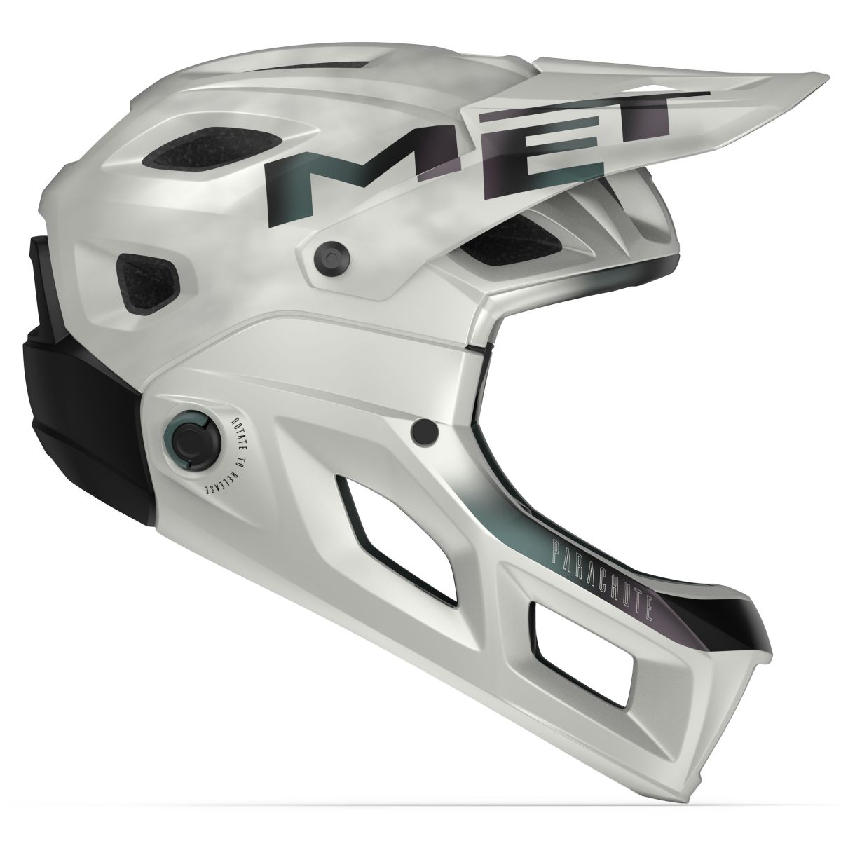 MET Helmet Parachute MCR MIPS White