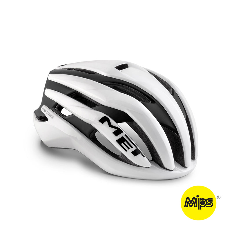 MET Helmet Trenta MIPS White Black/Matt