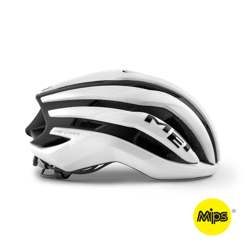 MET Helmet Trenta MIPS White Black/Matt