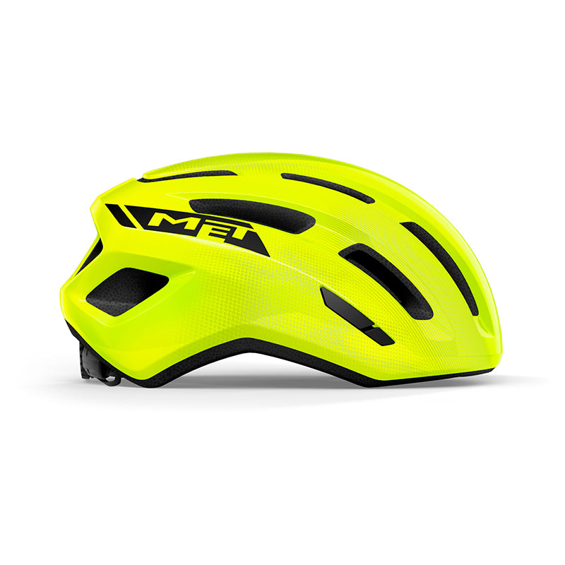 MET Helmet Miles Fluo Yellow/Glossy L