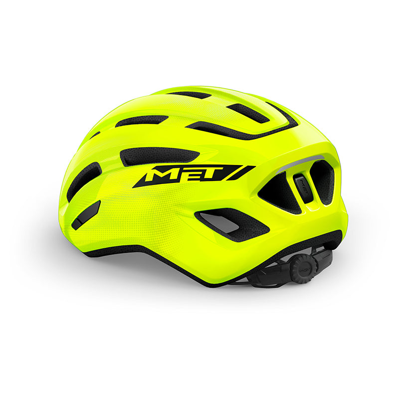 MET Helmet Miles Fluo Yellow/Glossy S/M