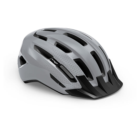 MET Helmet Downtown Gray/Glossy L